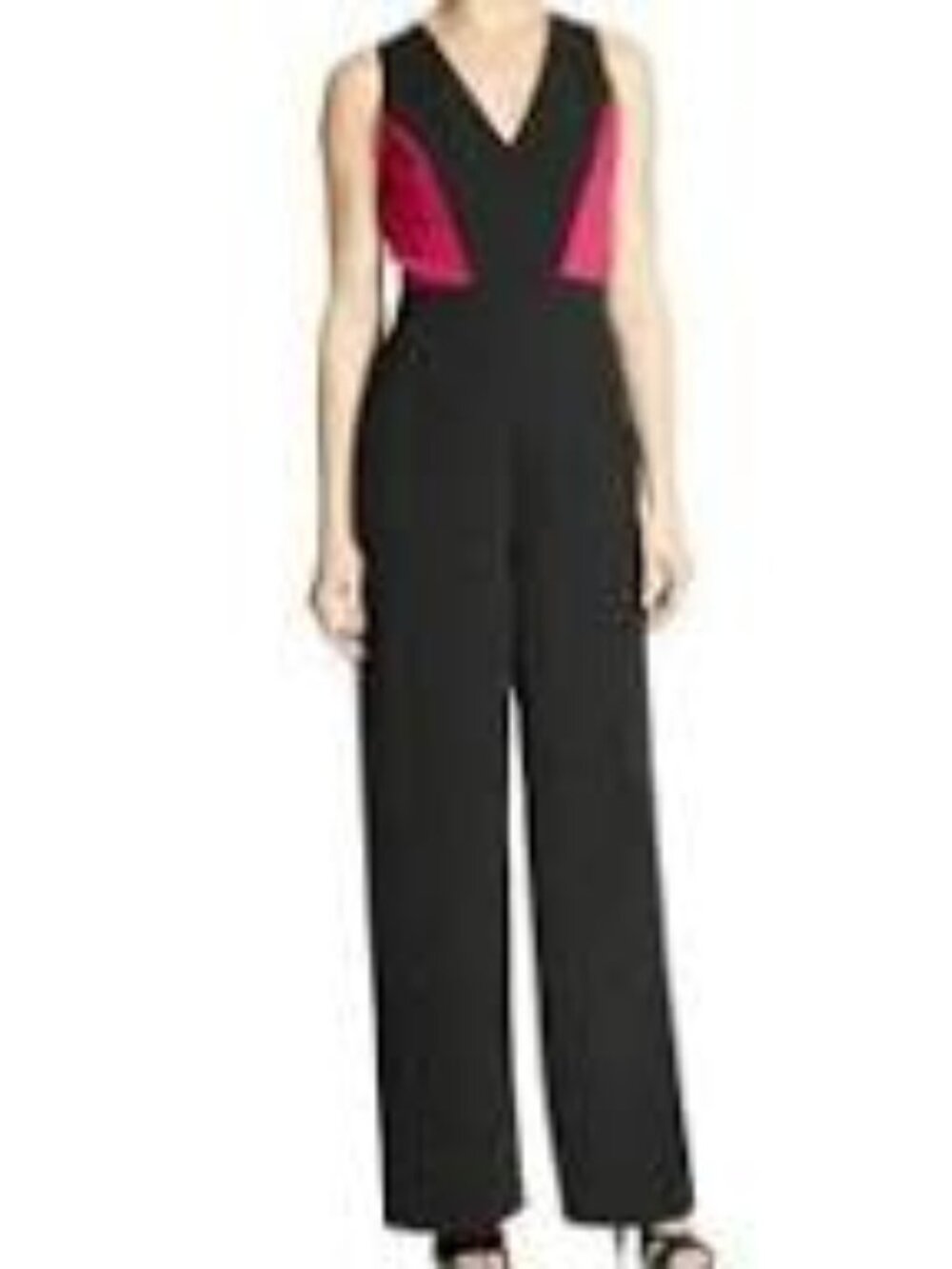 BELLE BADGLEY MISCHKA JUMPSUIT COLORBLOCK SIZE 4